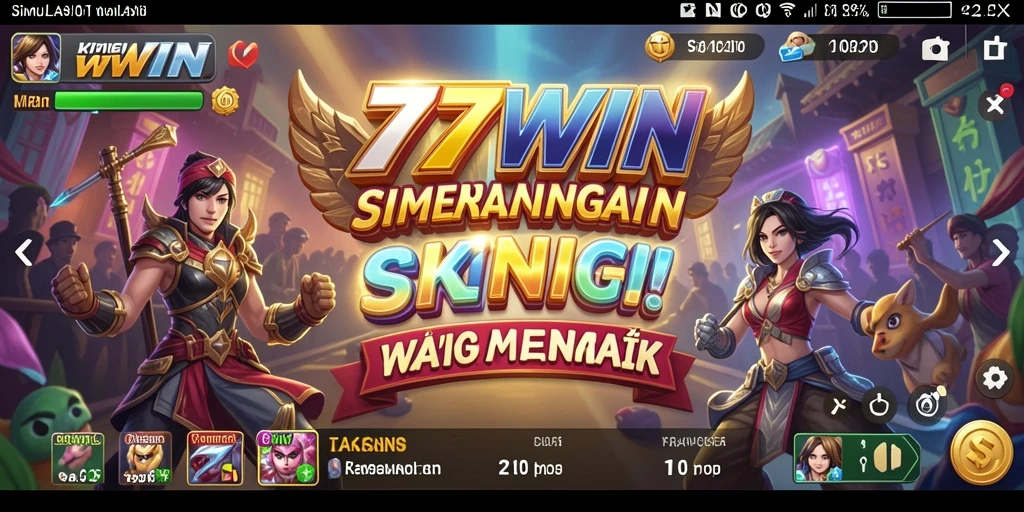 Tampilan gameplay 77WIN yang menarik dan realistis.
