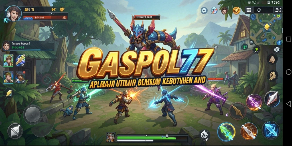 Tampilan antarmuka <strong>GASPOL77</strong> yang intuitif dan fungsional.