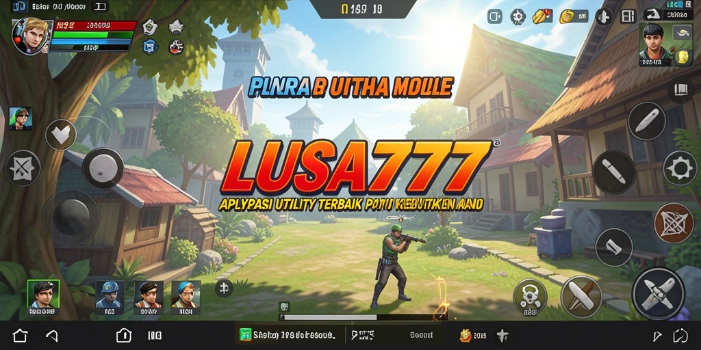 Tampilan antarmuka LUSA777 yang intuitif dan mudah dipahami.
