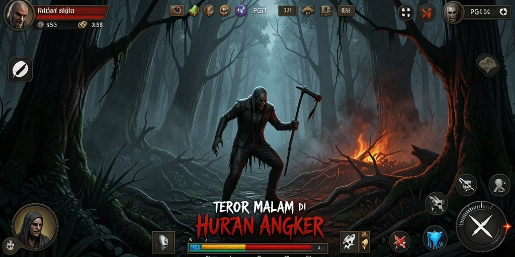 Tangkapan layar menunjukkan momen menakutkan dalam gameplay PG11 yang penuh ketegangan.