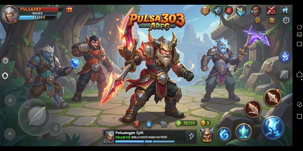 Tampilan gameplay PULSA303 yang mendebarkan dalam dunia ARPG.