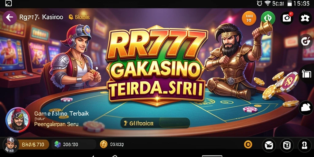 Gameplay seru dari RR777 yang menampilkan variasi permainan Kasino.