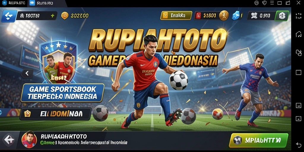 Tampilan gameplay RUPIAHTOTO saat memasang taruhan olahraga.