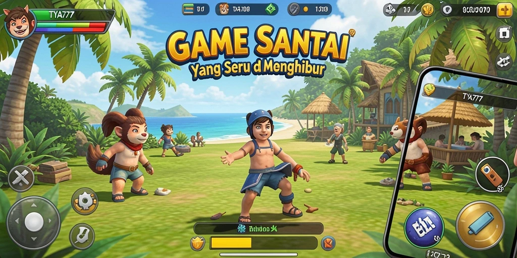 Screenshot gameplay TYA777 menunjukkan keseruan bermain dalam level-level yang menantang.