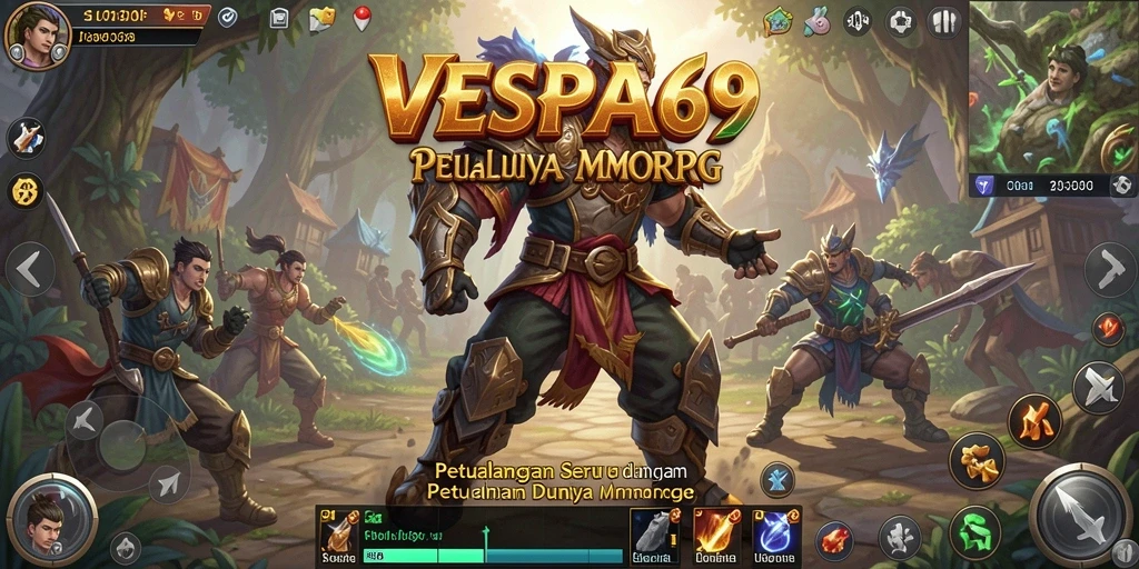 Gameplay VESPA69 yang memukau dengan pertarungan seru.