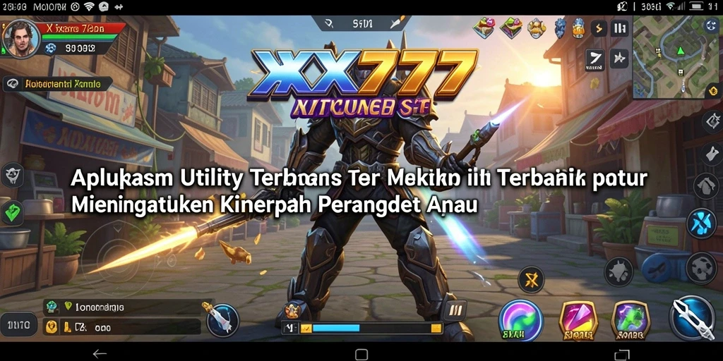 Tampilan antarmuka XXX777 dengan fitur-fitur unggulan untuk Utility.